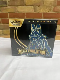 Pokemon Center Mega Evolutions Lucario Elite Trainer Box TCG - Image 1