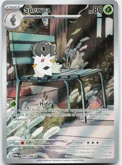 Spewpa 089/088 Holo Illustration Rare Perfect Order Pokemon Near Mint - Image 1