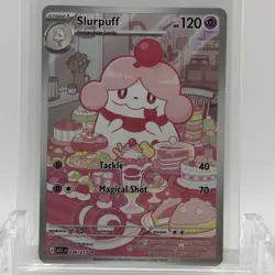 Pokemon TCG Ascended Heros Slurpuff #236/217 Illustration Rare NM - Image 1