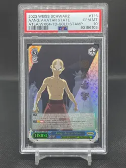 Weiss Schwarz Avatar The Last Airbender Aang: Avatar State SP PSA 10 Card TCG - Image 1
