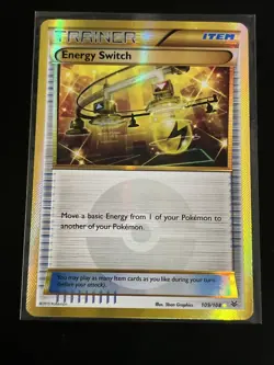 Pokemon TCG Energy Switch 109/108 Roaring Skies LP Fast Shipping - Image 1
