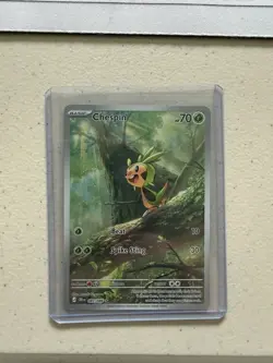 Chespin 087/086 NM Holo Chaos Rising - Image 1