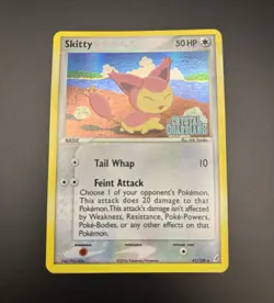 Pokemon Skitty EX Crystal Guardians Reverse Holo 50HP 41/100 English 2006 - Image 1