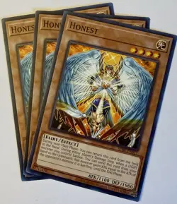 3x Honest - SDBE-EN017 - Common - Unlimited Edition - Near Mint Playset Yugioh - Image 1