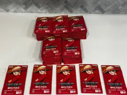 One Piece TCG OP-13 Carrying On His Will Sleeved Booster Pack Lot of 55 English - Image 1