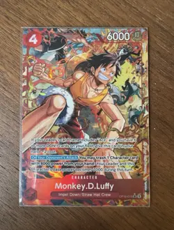 Monkey D Luffy Alt Art OP16-015 One Piece Time of Battle ENGLISH - Image 1