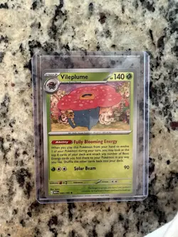 Vileplume 045/165 Pokemon Scarlet Violet 151 Rare Deck Exclusive Non-Holo Card - Image 1