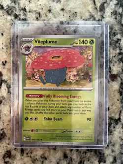 Vileplume 045/165 Pokemon Scarlet Violet 151 Rare Deck Exclusive Non-Holo Card - Image 3