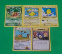 Pokemon XY Series Secret Cards Lot Of 5 Flying Pikachu, Surfing Pikachu++ NM-M - Image 1