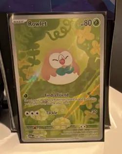 The Pokemon Company Rowlet 090/088 Evolutions Rare Reverse Holo ENG HP80 Basic - Image 1