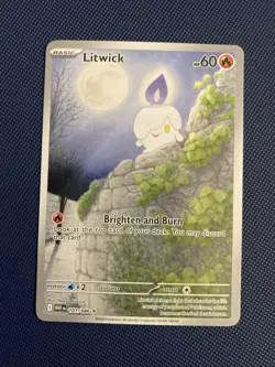 Litwick 101/086 (NM) - SV White Flare - Illustration Rare Pokemon TCG - Image 1