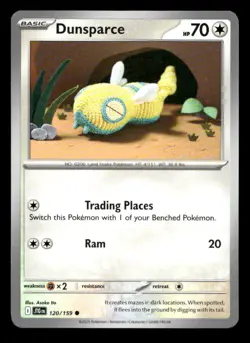Dunsparce 120/159 Journey Together NM/M Pokemon - Image 1