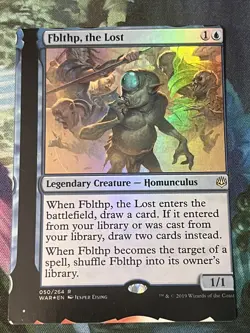 MTG NFC "miscut" War of the Spark Foil Fblthp, the Lost #2 - Image 1