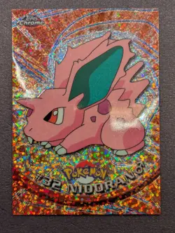 Topps Chrome Pokemon Nidoran M Sparkle Holo [MP] - Image 1