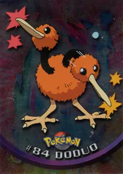 Pokemon Card - Doduo Topps Chrome #84 Series 2 Holo Foil NM Near Mint - Image 1