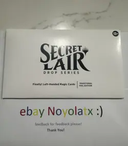 MTG Secret Lair x Finally! Left-Handed Magic Cards - Foil - Sealed - Image 1