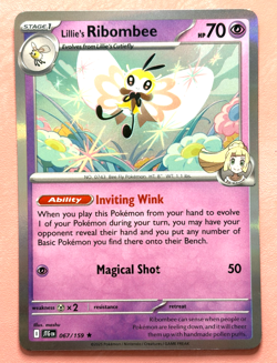 Ribombee Holo~ Cute Pink Pokemon Cards~ Pretty in Pink & Pastel Gallery - Image 1