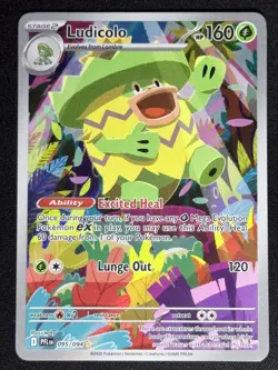 Ludicolo 095/094 Phantasmal Flames Pokemon Card TCG - Image 1