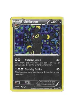 Pokemon TCG Umbreon Black White Holo Card BW93 Black Star Promo MP - Image 1