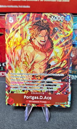 X3 - Portgas.D.Ace ST15-005 One Piece Promotion Cards Foil - Image 1