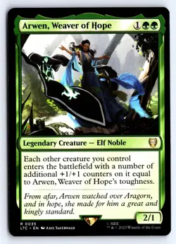 Arwen Weaver of Hope 35 Commander Tales of Middle-earth Magic NM - Image 1