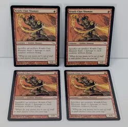 Krark-Clan Shaman Lot Of 4 - Magic The Gathering MTG - Mirrodin! - Image 1