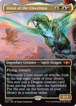 Ureni of the Unwritten (Commander: Tarkir: Dragonstorm) - Borderless - NM MTG - Image 1