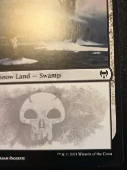 Snow-Covered Swamp 280/285 Land Kaldheim Magic: The Gathering - Image 5