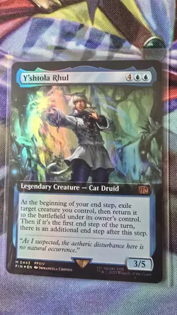Wizards of the Coast Y'shtola Rhul Foil Extended Art FF XIV 0443 EN - Image 1