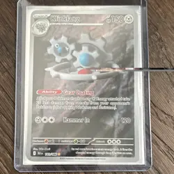 Pokemon TCG Klinklang 141/086 Sv: Black Bolt English Holo Illustration Rare - Image 1