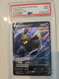 PSA 9 - Umbreon V #SWSH203 Pokemon Promo - Image 1