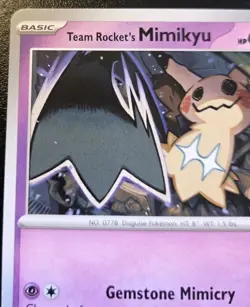 Team Rocket's Mimikyu 087/182 Uncommon Scarlet & Violet: Destined Rivals Pokemon - Image 2