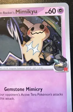 Team Rocket's Mimikyu 087/182 Uncommon Scarlet & Violet: Destined Rivals Pokemon - Image 3