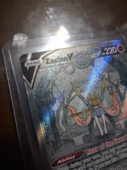 Pokemon TCG Zacian V Crown Zenith: Galarian Gallery NM Card #GG48 Ultra Rare - Image 2