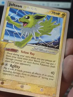 Jolteon Gold Star EX Power Keepers 101/108 2007 World Championship Pokemon Nm - Image 3