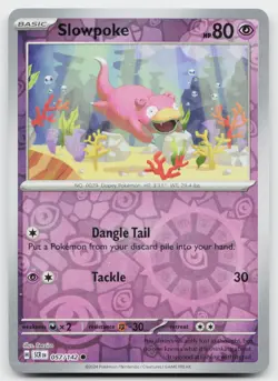 Slowpoke 57/142 Common Stellar Crown Pokemon Near Mint - Image 1