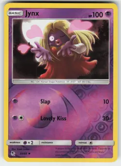 Jynx 30/68 Uncommon Hidden Fates Pokemon Reverse Holo Lightly Played - Image 1