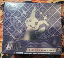 Pokemon TCG Scarlet & Violet Paldean Fates Factory Sealed ETB - Small Tears - Image 1