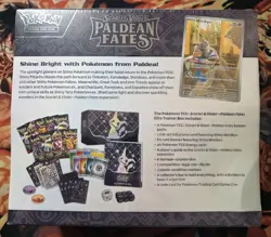 Pokemon TCG Scarlet & Violet Paldean Fates Factory Sealed ETB - Small Tears - Image 2