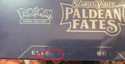 Pokemon TCG Scarlet & Violet Paldean Fates Factory Sealed ETB - Small Tears - Image 5