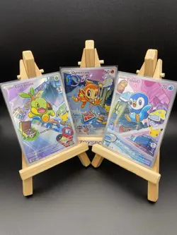 Carte Pokemon Starter GEN 4 / Promo 040 041 042 MEG / NEUF FR 30 Ans Partenaires - Image 1