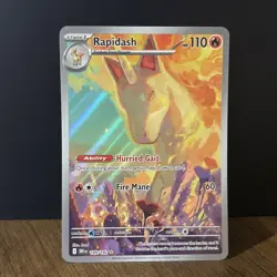 Rapidash 189/182 Illustration Rare SV10: Destined Rivals Pokemon TCG - Image 1