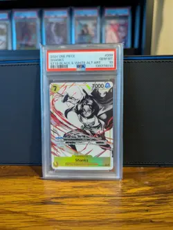 2024 ONE PIECE TCG ST13 009 THREE BROTHERS SHANKS ALT ART PARALLEL PSA 10 - Image 1