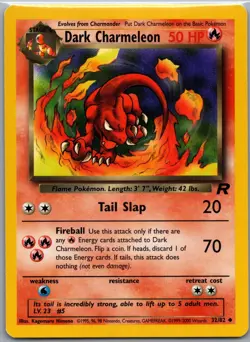 Dark Charmeleon 32/82 Uncommon - Pokemon Team Rocket - Non-Holo (NM) - Image 1