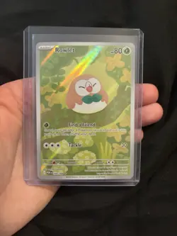 Pokemon TCG Rowlet 090/088 Perfect Order IR Near Mint Card - Image 1