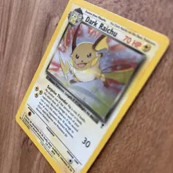 Pokemon Dark Raichu Holo Card 7/110 - Image 2