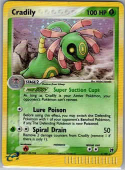 Cradily 3/100 Holo Sandstorm - Pokemon Card - LP - Image 1