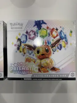 Pokemon TCG Prismatic Evolutions Elite Trainer Box (ETB) Lot of (2) SEALED - Image 4