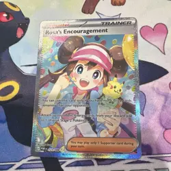 Pokemon TCG Rosa's Encouragement 123/088 Full Art Holo - Image 1