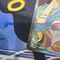 Pokemon TCG Rosa's Encouragement 123/088 Full Art Holo - Image 2